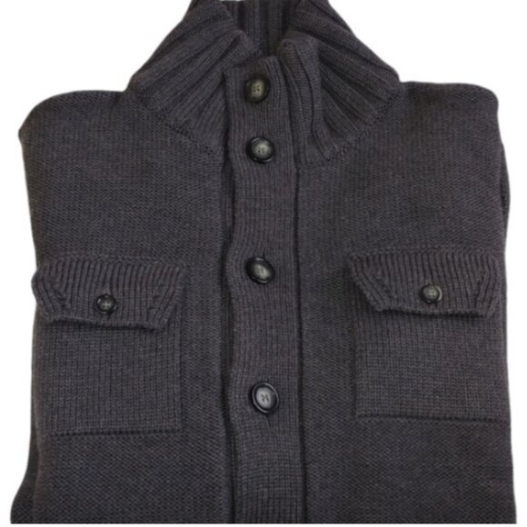 Phil Petter grey wool cardigan size M - Picture 2 of 7